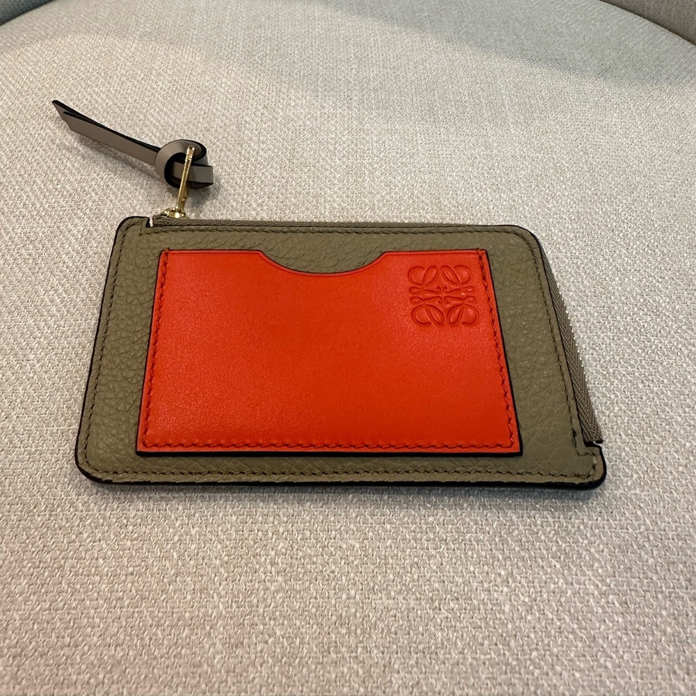 Loewe coin cardholder in soft grained calfskin